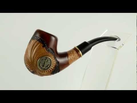 *Anchor* Carved tobacco smoking pipe (Cooling filter) | pipes - 6.1" (15,5cm)
