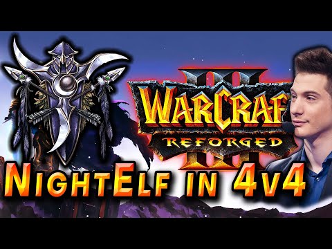 Trying out NightElf some more in a 4v4