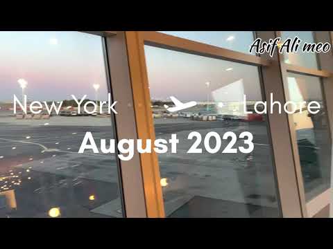 New York to Lahore | Trip report | Turkish airlines | Asif Ali Meo