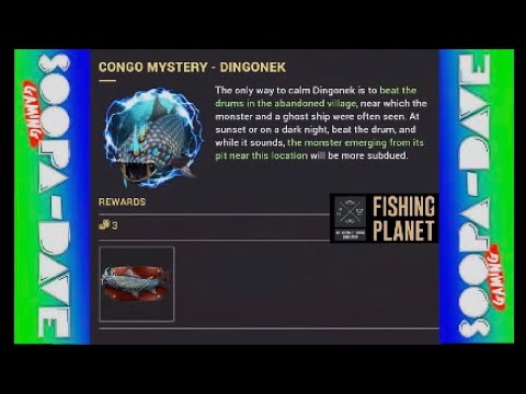 Congo Mystery Dingonek Mission Fishing Planet Halloween Event