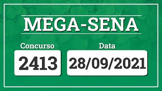 Capa de MEGA-SENA 2413