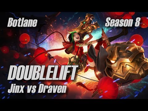 Doublelift - Jinx vs Draven Botlane - Season 8