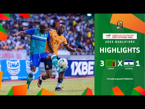 Zambia 🆚 Lesotho | Highlights - #TotalEner...