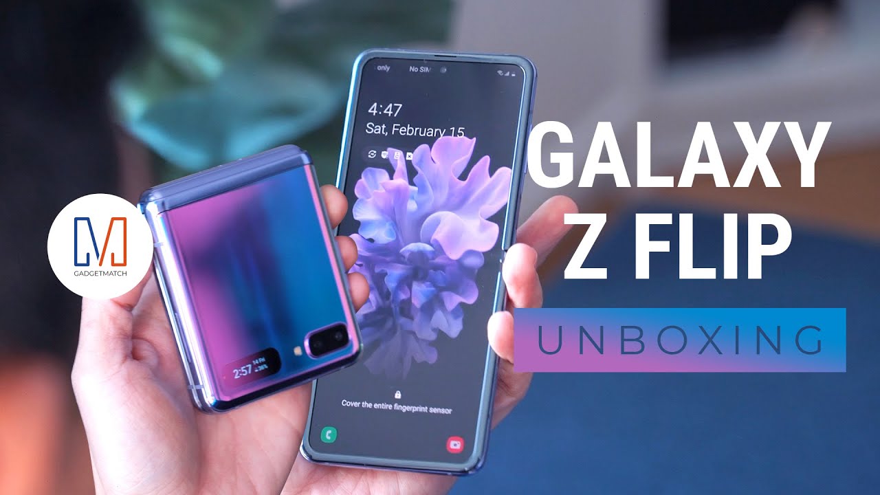 Samsung Galaxy Z Flip Unboxing, Setup, Photos & Q&A