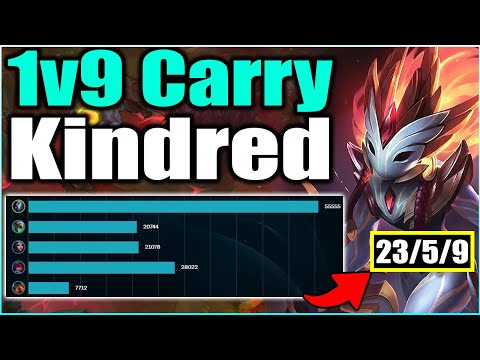 My Team Was Trying Their Hardest To Lose So I 1v9 Carried With Kindred! Season 12 Ranked Gameplay!