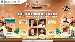Download lagu ASN Belajar Seri 43 | 2025 - Semangat Kepahlawanan dalam Budaya Pelayanan mp3