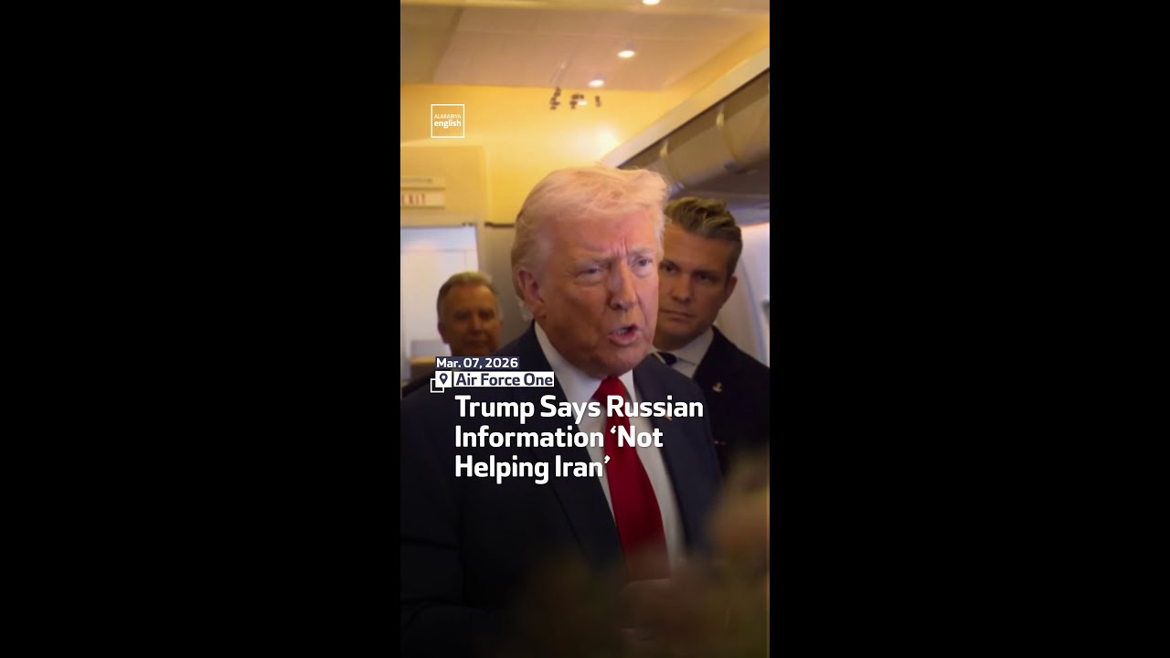 Video | Trump Says Russian Information ‘Not Helping Iran’