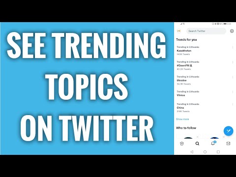 How To See Trending Topics On Twitter App