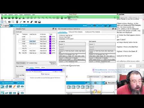 Packet Tracer 3.2.4.6: Investigating the TCP IP and OSI Models in Action