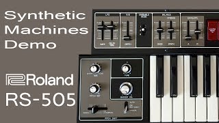Video thumbnail for Roland RS-505 Paraphonic by SyntheticMachines
