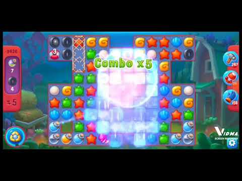 Fishdom. 9426 hard level no boosters and diamonds. 9 moves