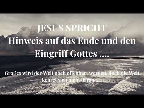 HINWEIS AUF DAS ENDE UND DEN EINGRIFF GOTTES .....