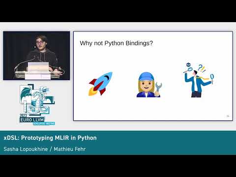 2023 EuroLLVM - Prototyping MLIR in Python