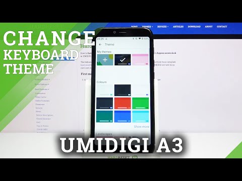 Customize Keyboard Theme - UMIDIGI A3 & Keyboard Style Changing