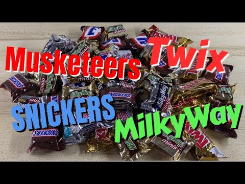 Chocolate Minis SNICKERS TWIX MUSKETEERS MILKY WAY