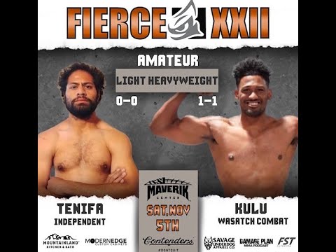 Sam Tenifa vs Valiami Kulu - Fierce Fighting Championship 22
