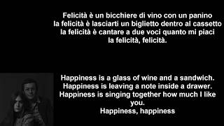 Felicità (Al Bano &amp; Romina Power) with English and Italian Lyrics