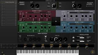 Pad Motion Layers Simple Page