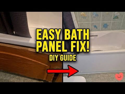 How to Replace a Bath Panel Easily | DIY Template Hack