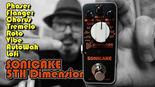 Video thumbnail for 11 (ELEVEN) effects for less than £40! SONICAKE | 5th Dimension Multi Effects Pedal by Dunsys Guitar World