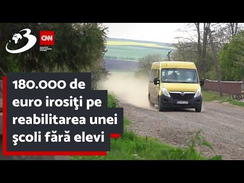 180.000 de euro irosiţi pe reabilitarea unei şcoli fără elevi