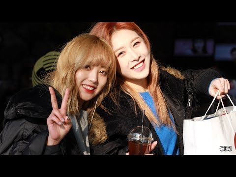180222 더유닛g-윤조+의진-더유닛 스페셜쇼 출근길