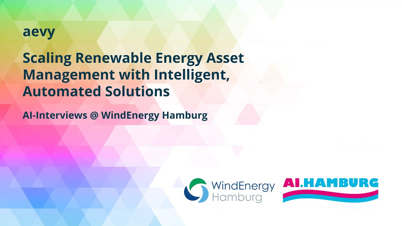 AI CENTER @ WindEnergy Hamburg 2024 - Interview with aevy - Asset Manager for Renewable Energy Asset
