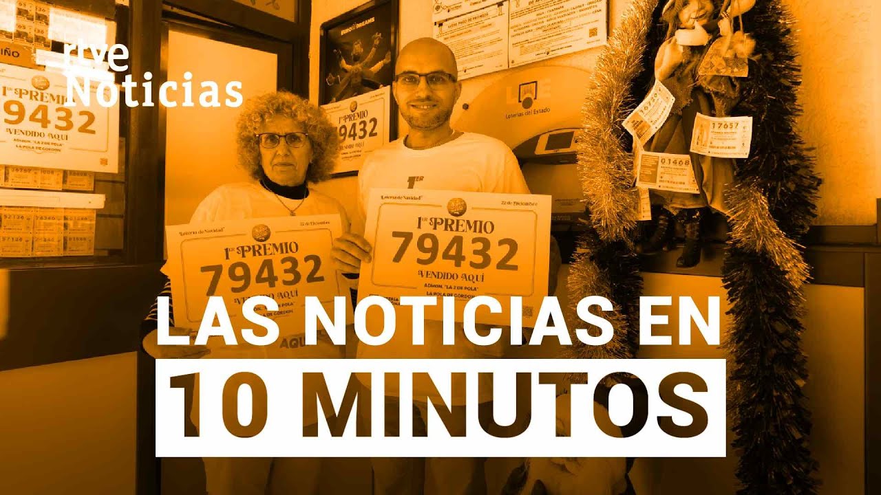 Las noticias del LUNES  22 de DICIEMBRE en 10 minutos | RTVE Noticias