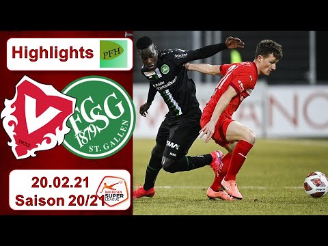 Highlights: FC Vaduz  vs FC St.Gallen (20.02.21)