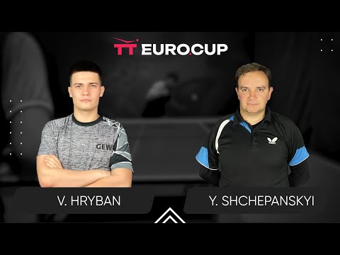 16:45 Vadym Hryban - Yurii Shchepanskyi 16.05.2024 TT Euro.Cup Ukraine Elite. TABLE 3