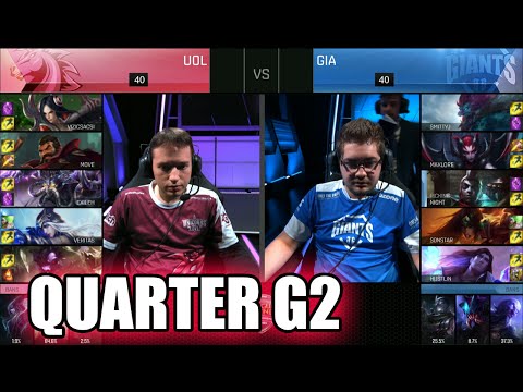 GIANTS vs Unicorns of Love | Game 2 Quarter Finals S6 EU LCS Summer 2016 PlayOffs | GIA vs UOL G2 QF