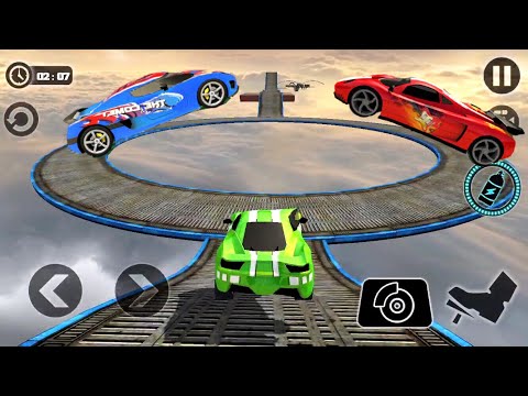 Impossible Car Tracks 3D: Blue, Red & Green Levels 12,13,14 Pro Driver Driving - Android GamePlay