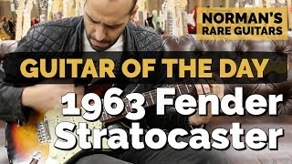 Video thumbnail for Guitar of the Day: 1963 Fender Stratocaster | Norman's Rare Guitars by Normans Rare Guitars