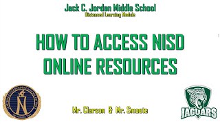 How To Access NISD Online Resources