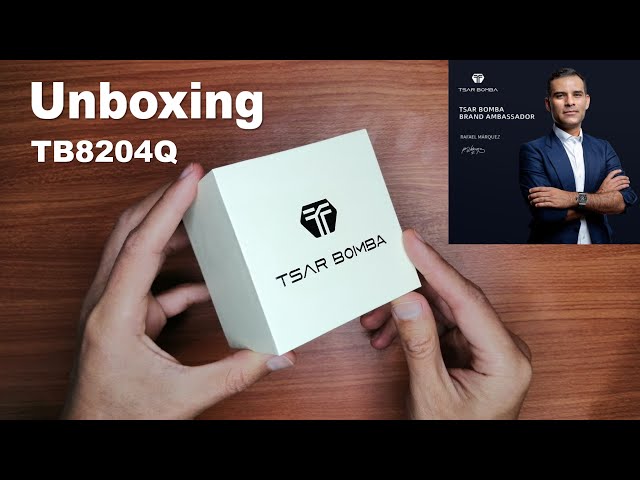Vídeo relacionado con TSAR BOMBA Reloj Hombre Diseño Tonneau Deportivo Regalo para Hombre Originales Reloj con Caja de Acero Inoxidable 316 Reloj de Pulsera Cronógrafo Militar Resistente al Agua 100M