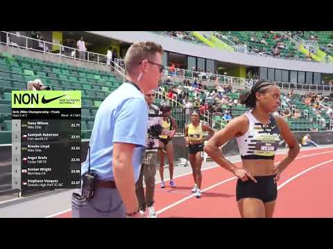 Girls Championship 200m Final Section 2 - Nike Outdoor Nationals 2025 [Full Race Replay]