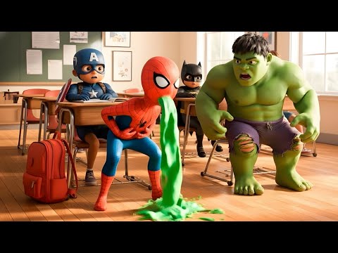 Oh no😰! Spider-Man's son eats Joker's ice cream cone..Spider-Man and Hulk combination A battle super