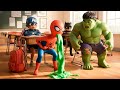 Oh No Spider Man S Son Eats Joker S Ice Cream Cone Spider Man And Hulk Combination A Battle Super