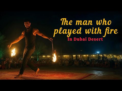 The Man who played with fire | Ateşle oynayan Adam Dubai Desert