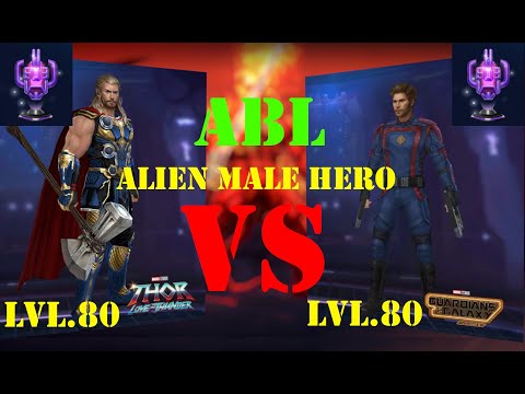 STAR LORD vs THOR ABL MALE ALIEN HERO | Marvel Future Fight | MFF