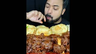 Download lagu HUGE SPICY MUTTON ROGAN JOSH, SOFT LUCHI/ PURI, NAAN, SALAD, CHILI, ONION ASMR MUKBANG EATING SHOW | mp3
