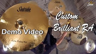 Video thumbnail for Soultone Cymbals Custom Brilliant RA Cymbals Demo by Soultone Cymbals