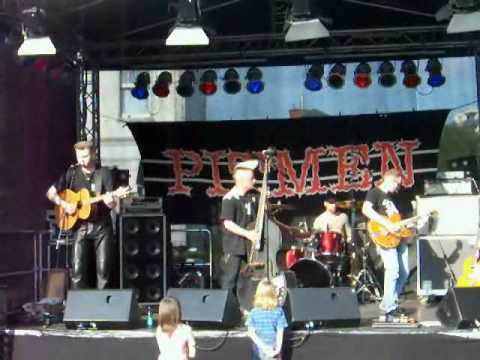 PITMEN Ruhrpott Psychobilly live at open air schachtzeichen, Herne, Germany 2010-05-22