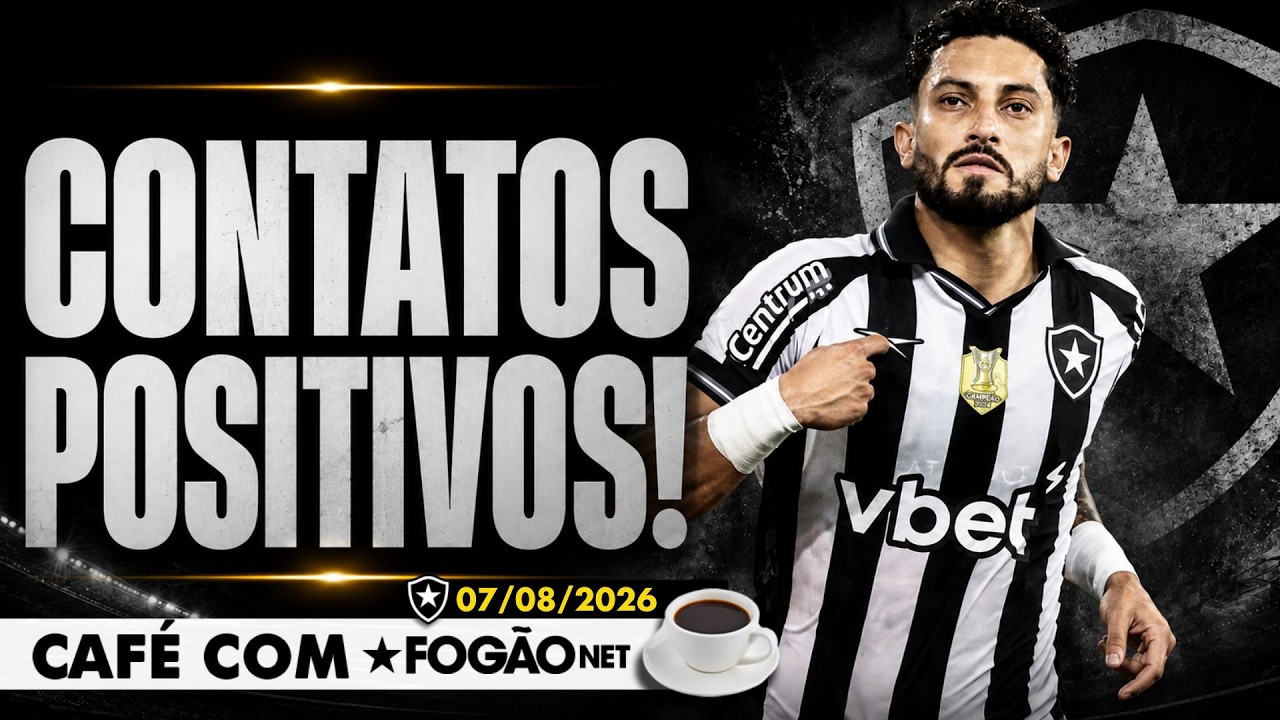 LIVE CAFÉ COM FOGÃONET | Alex Telles fala sobre renovação; Botafogo monta planejamento para altitude