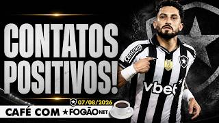 CAFÉ COM FOGÃONET: ALEX TELLES FALA SOBRE RENOVAÇÃO | BOTAFOGO MONTA PLANEJAMENTO PARA  ALTITUDE