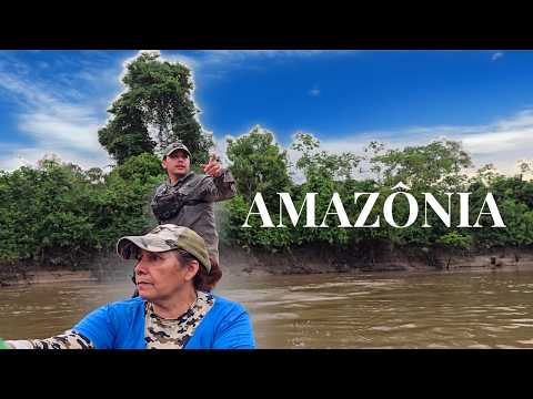 WILD fishing in an ISOLATED RIVER in the AMAZON, WE ALMOST GAVE UP BUT...