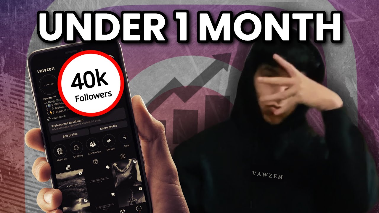 HOW I GAINED 40K INSTAGRAM FOLLOWERS IN UNDER 1 MONTH!