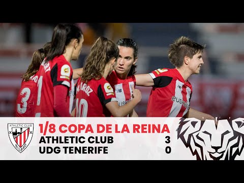 ⚽️ RESUMEN I Athletic Club – UDG Tenerife | 1/8 de final Copa de la Reina 2019-20