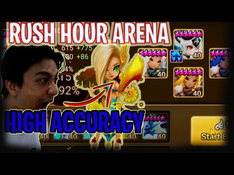 45 Min RUSH HOUR ARENA VS Triple Beast Rider DEFENSE - isengdudegame Summoners War