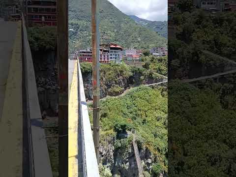Baños de Tungurahua 🇪🇨🌎🏞️#ecuador #naturaleza #ias  #Baños #Tungurahua #acantilados #rios #riscos